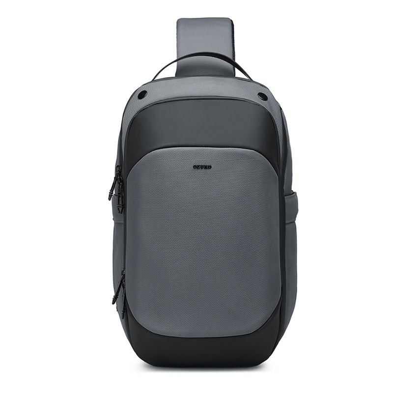 Laptop Backpack Anti Theft - OZUKO クロスボディバッグ男性用盗難防止 14 ラップトップバックパックバッグ防水トラベルバッグファッション Mochilas スクールクロスボディバッグ