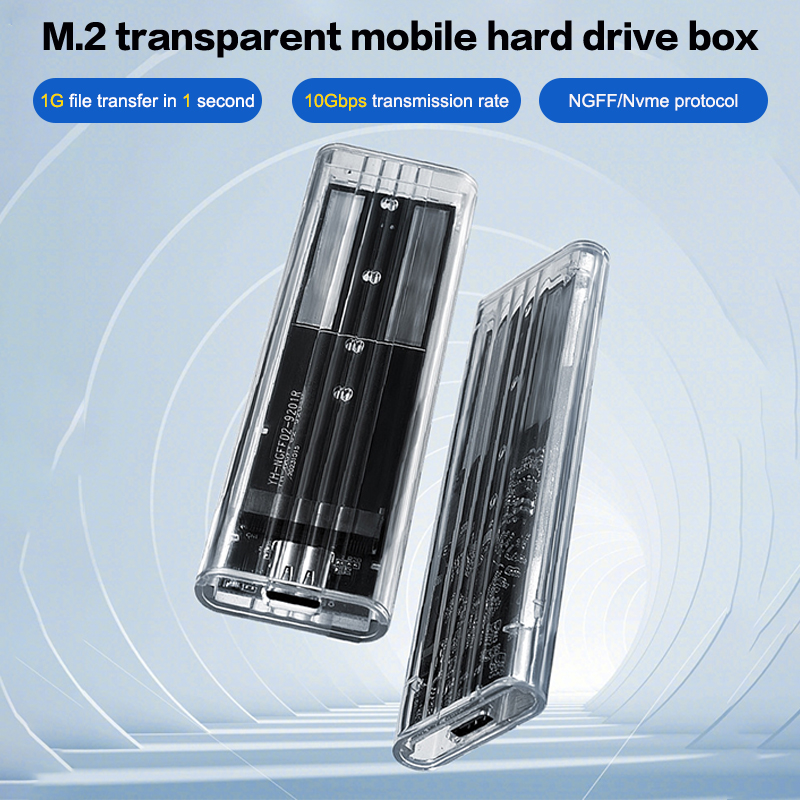External Nvme Ssd - M.2 NVME PCIe NGFF SATAプロトコル対応 クリアUSB