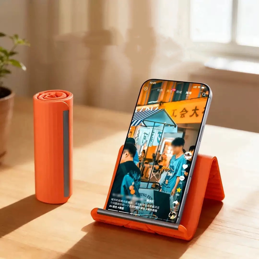 Laptop Related Accessories - 怠惰な携帯電話スタンド シリコン製デスクトップタブレット/ノートパソコンホルダー クリエイティブで柔軟な折りたたみ式変形スタンド 旅行用アクセサリー