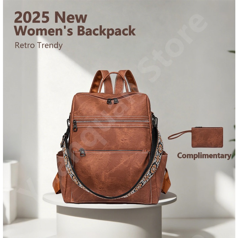 Laptop Backpack Anti Theft - 2026年新作 レディース PUレザー 防水 盗難防止 ファッション