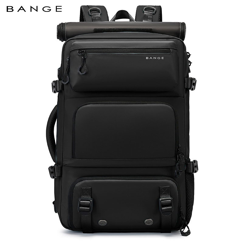 Laptop Backpack Anti Theft - Bange-男性用防水拡張可能ラップトップバックパック、大容量、ハイキングトラベルバッグ、男性用バックパック、17.3インチ
