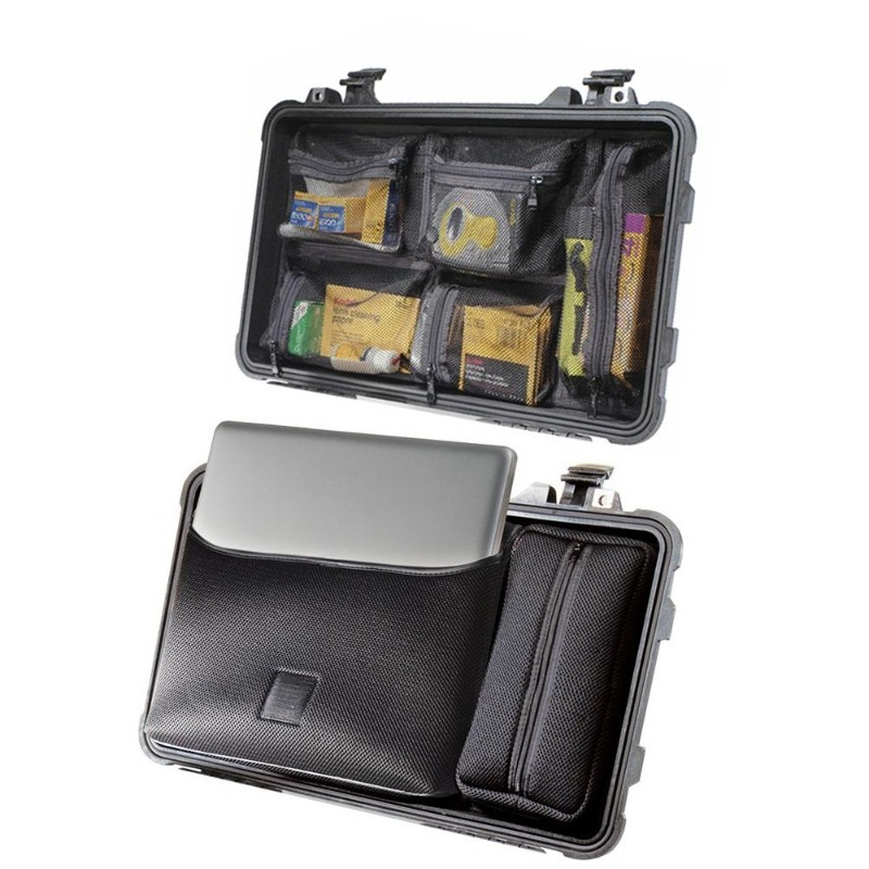 Laptop Accessories Kit Bag - 1560 ハードケース アクセサリー 蓋 メッシュバッグ ラップトップ収納ポーチ