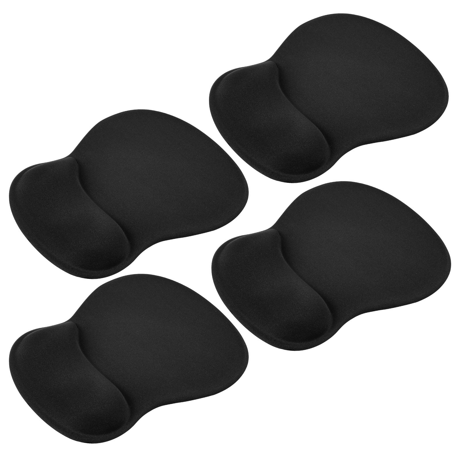 Laptop Accessories For Wrist Support - 1/4 個の人間工学に基づいたマウスパッド、滑り止めベース、サポート力のあるマウスパッド、凹型ジェルリストパッド付き、ラップトップコンピュータオフィスアクセサリー用