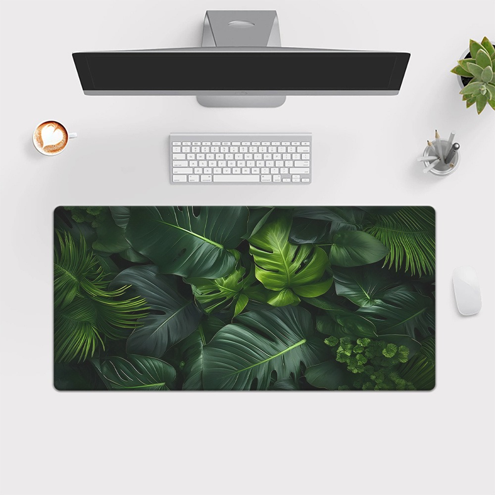 Laptop Accessories Essential - キリン柄の植物デザインの滑り止め底面、ゲーミングアクセサリー、ラップトップパッド、プレーヤー機器、ワークスペースに欠かせないアイテム