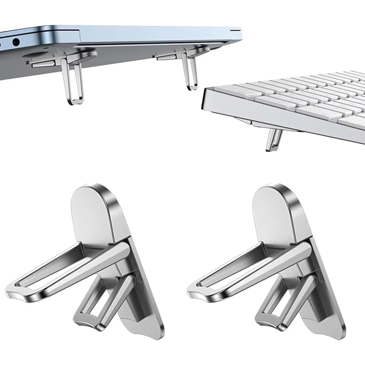 Laptop Related Accessories - ミニポータブルレッグスラップトップスタンドホルダー Macbook Huawei Samsung Xiaomi Dell