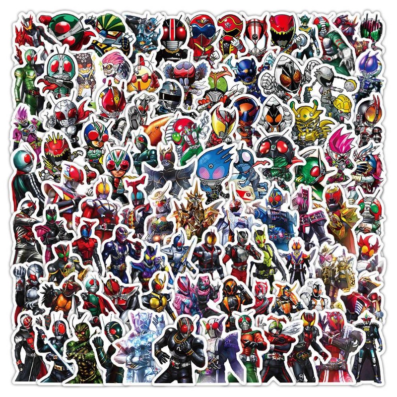 Laptop Related Accessories - 103 個仮面ライダーインス美的かわいい漫画ステッカー防水 DIY アニメグッズデカールノートブックラップトップデスクトップ装飾用