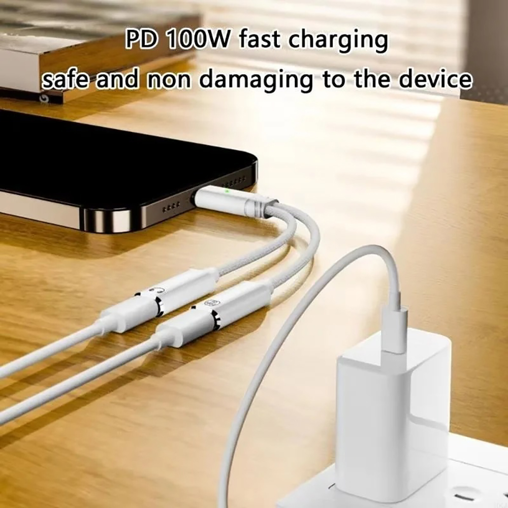 USB C スプリッター 2 in 1 ヘッドフォンジャック - Laptop Accessories Usb のレビューと価格