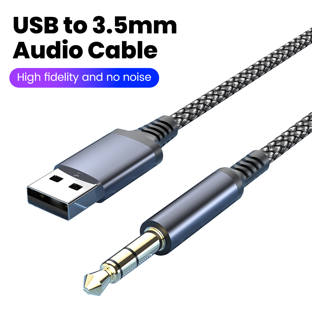 USB A から 3.5 ミリメートルジャックオス - オス - Laptop Accessories Headphones のレビューと価格