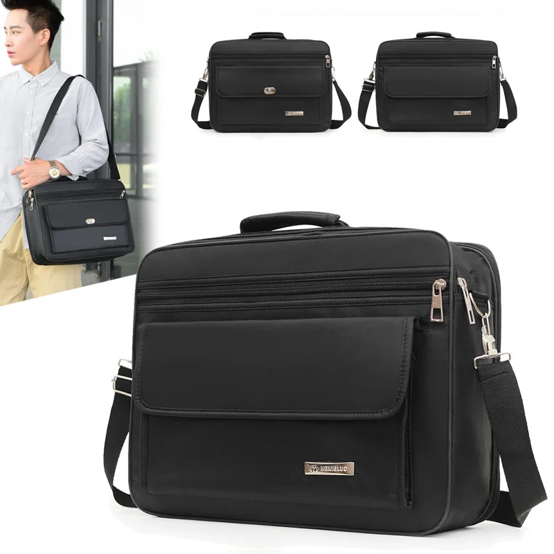 大容量ブリーフケース旅行必需品ラップトップ収納斜めバッグ出張 - Laptop Accessories Essential のレビューと価格