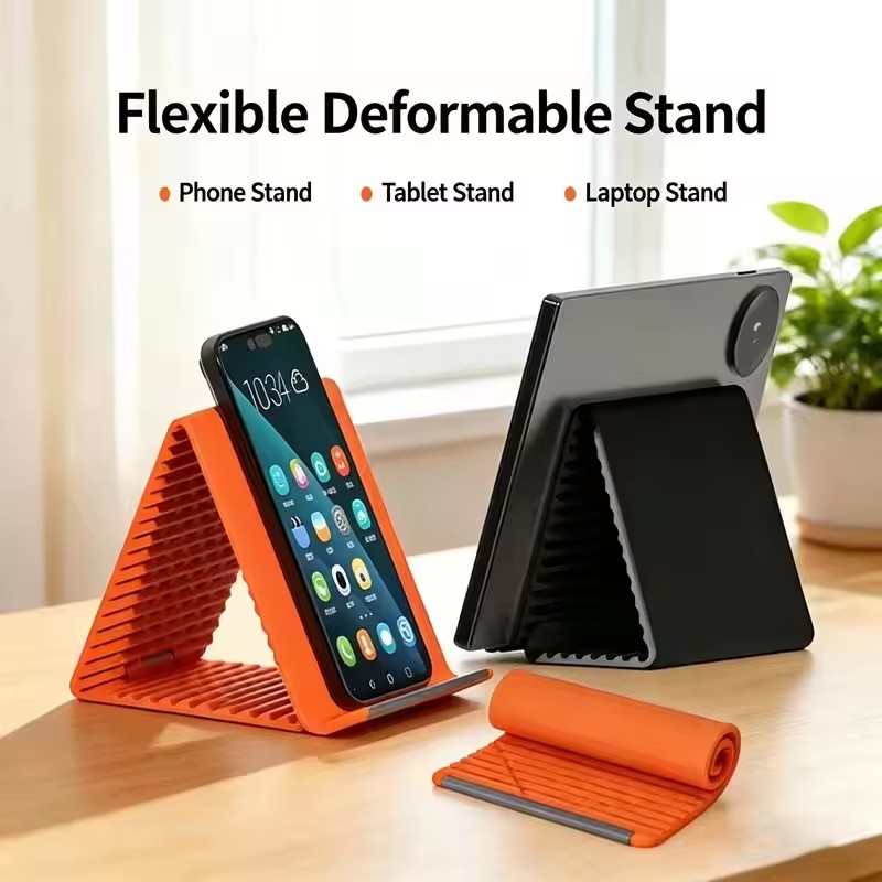 怠惰な携帯電話スタンド シリコン製デスクトップタブレット/ノ - Laptop Related Accessories のレビューと価格