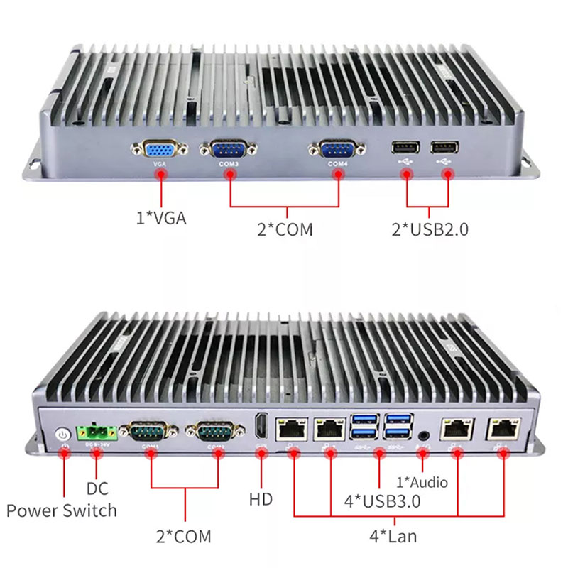 パートイカー ファンレス ミニPC 産業用コンピューター I - Intel Cpu Core I7 のレビューと価格
