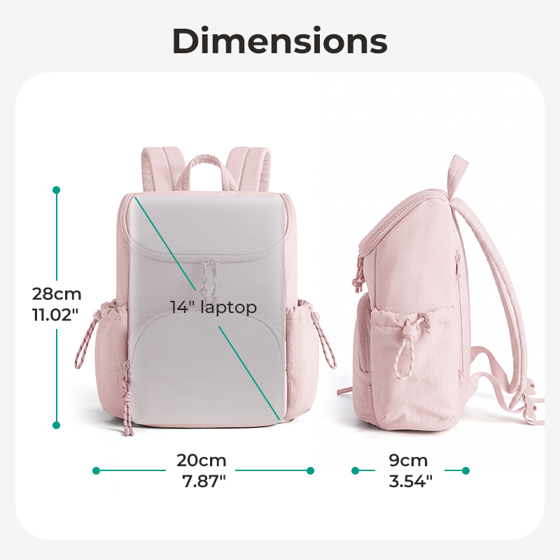 BAGSMART 14インチ対応ノートパソコン用バックパック - Laptop Backpack Anti Theft のレビューと価格