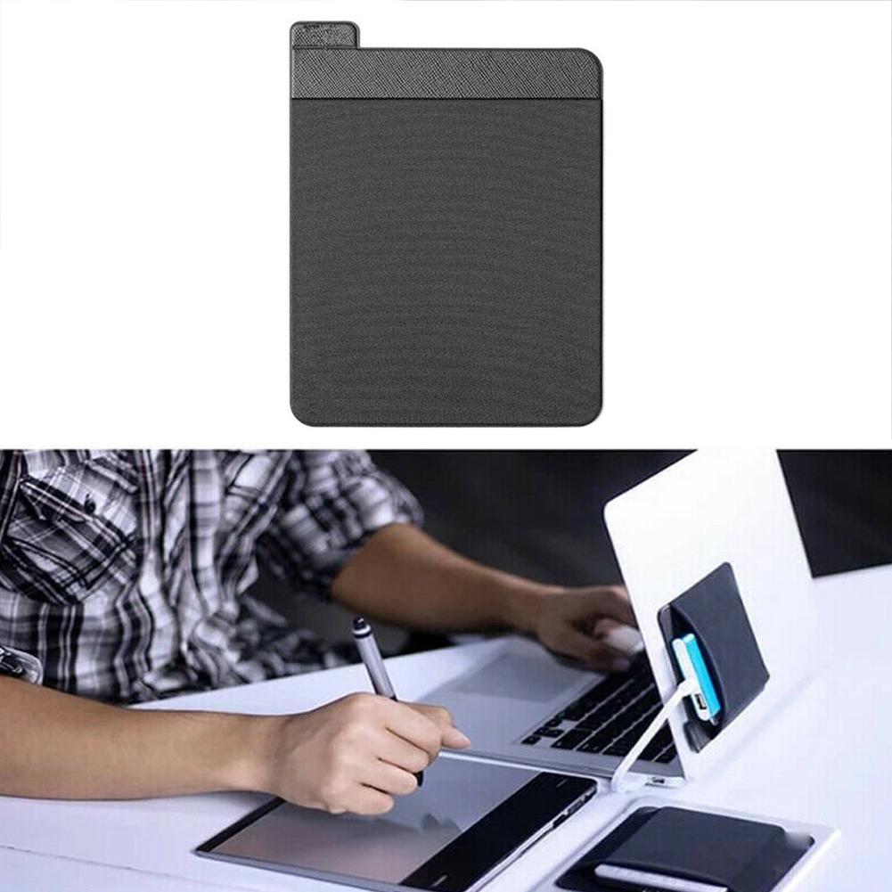 自己粘着式ラップトップ背面収納バッグ、マウス、デジタルハード - Laptop Accessories Kit Bag のレビューと価格