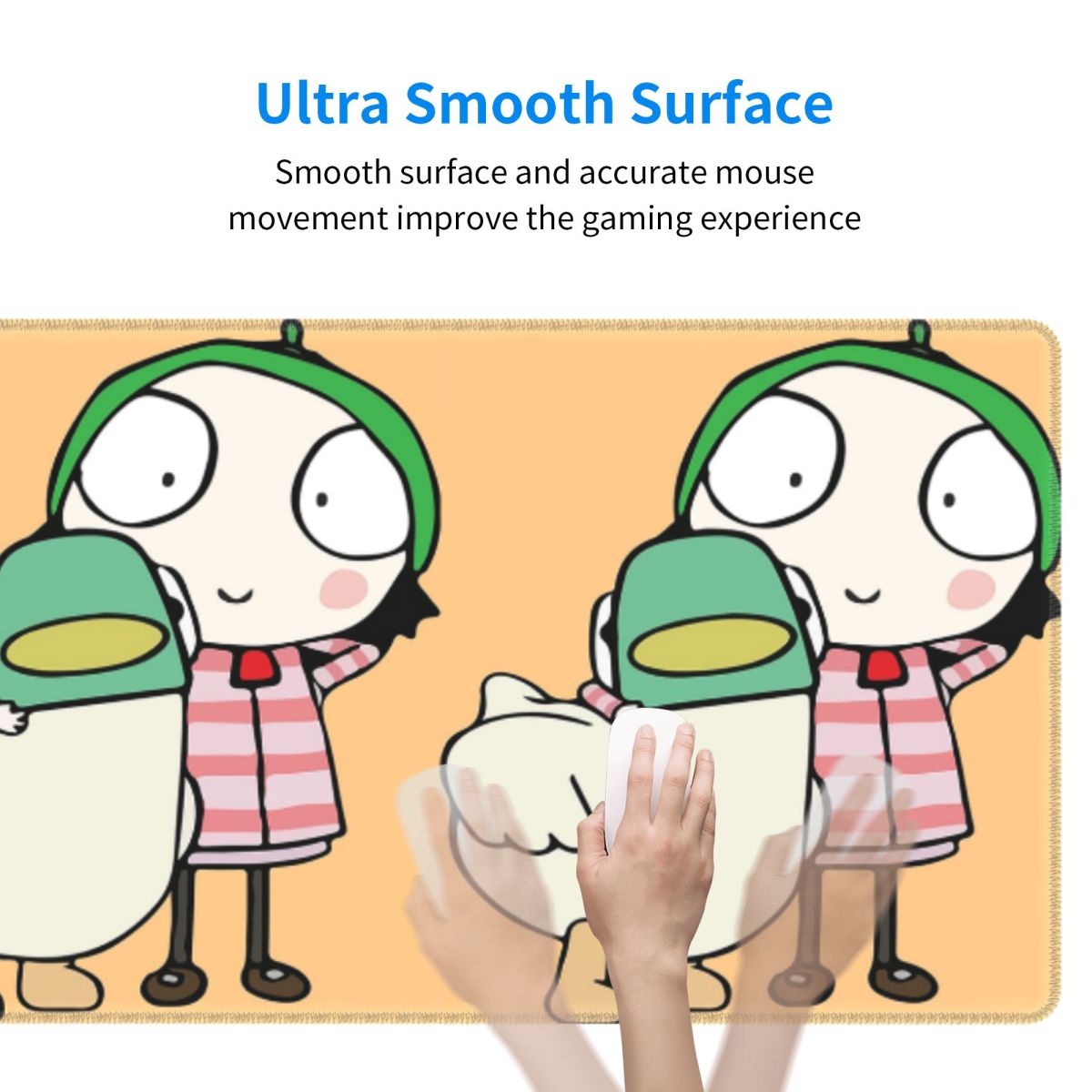 大型マウスパッド サラとアヒルが楽しんでいる ゲーマー向けP - Laptop Accessories To Have のレビューと価格