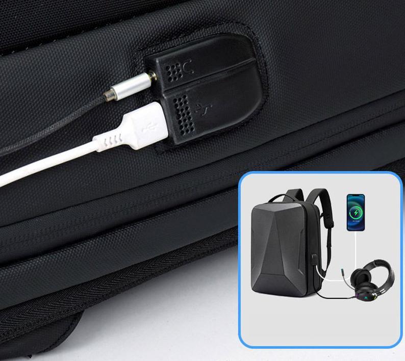 ハードシェル防水圧縮バックパックメンズ ABS 盗難防止 e - Laptop Backpack Anti Theft のレビューと価格