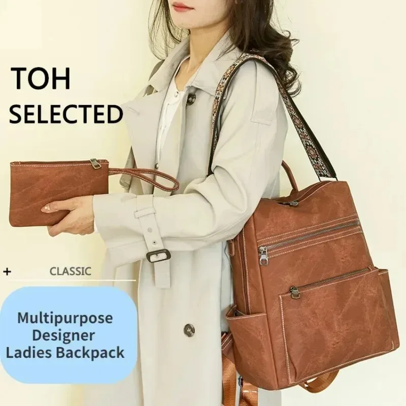 2026年新作 レディース PUレザー 防水 盗難防止 ファ - Laptop Backpack Anti Theft のレビューと価格