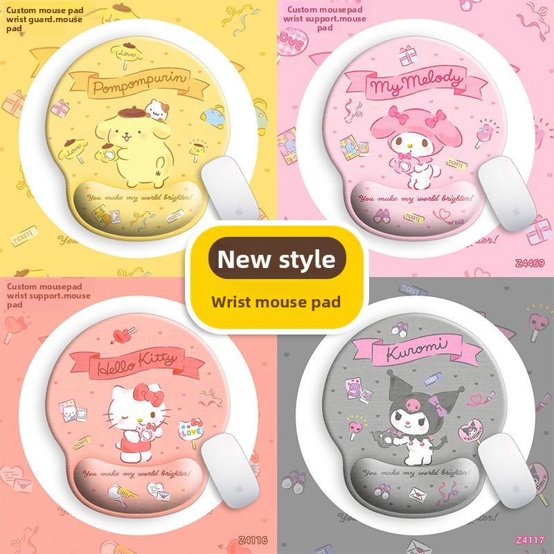 かわいいキャラクターのデザインが施された、人間工学に基づいた - Laptop Accessories For Wrist Support のレビューと価格