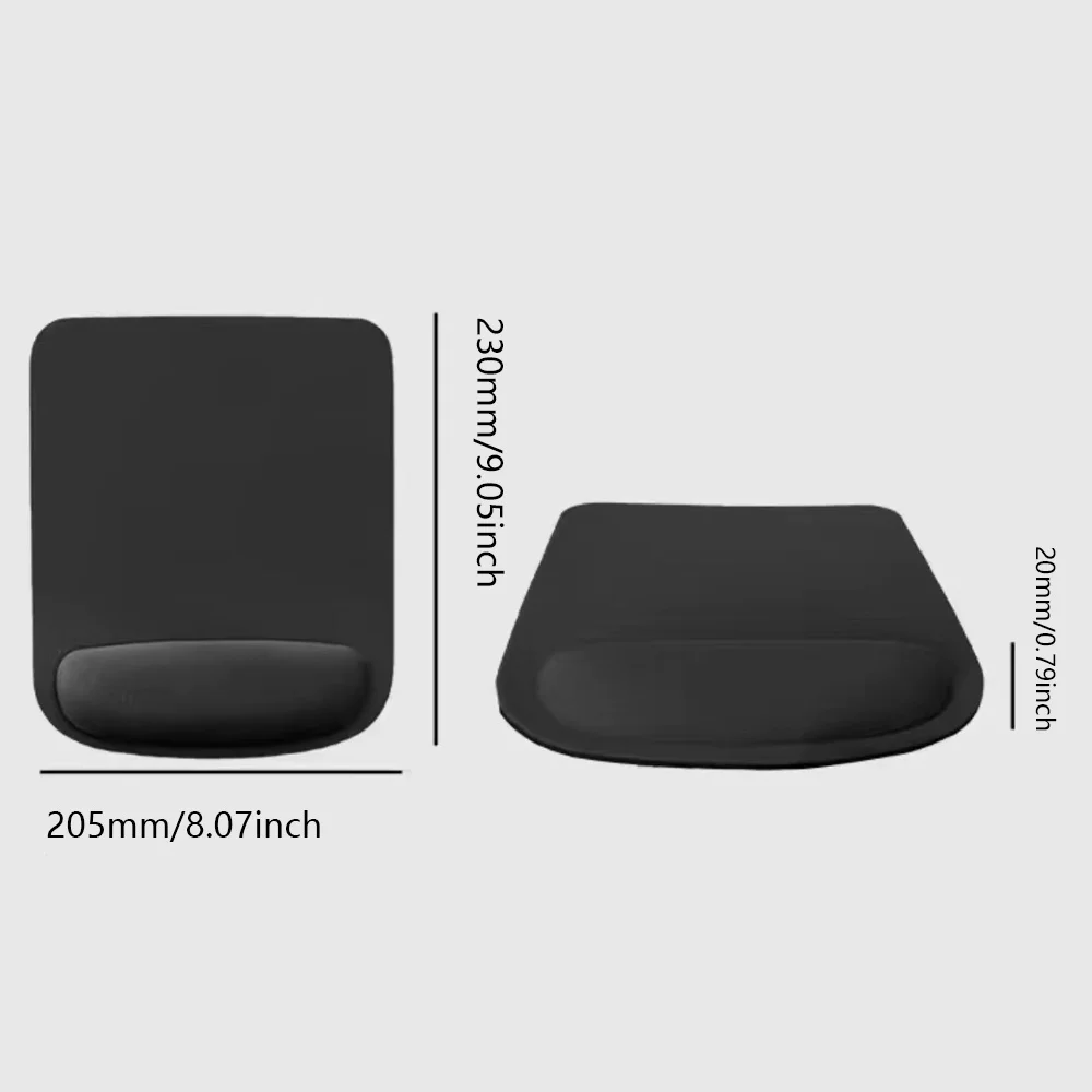 マウスパッド ブラック デスクマット PC ラップトップ用  - Laptop Accessories For Wrist Support のレビューと価格