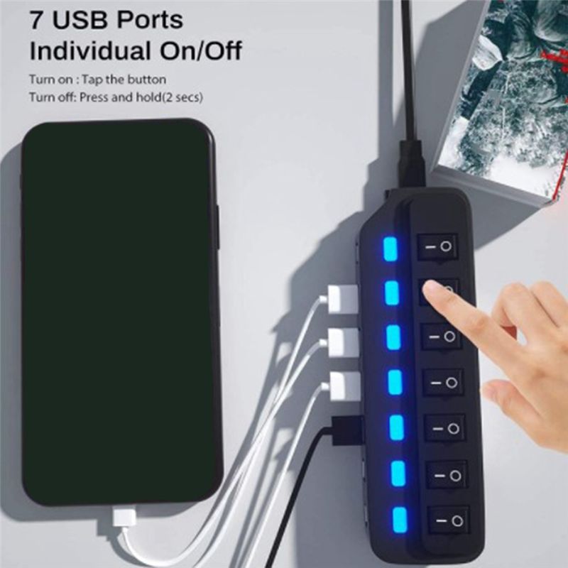 A64I USB ハブ 2.0 USB スプリッター マルチ - Laptop Accessories Usb のレビューと価格