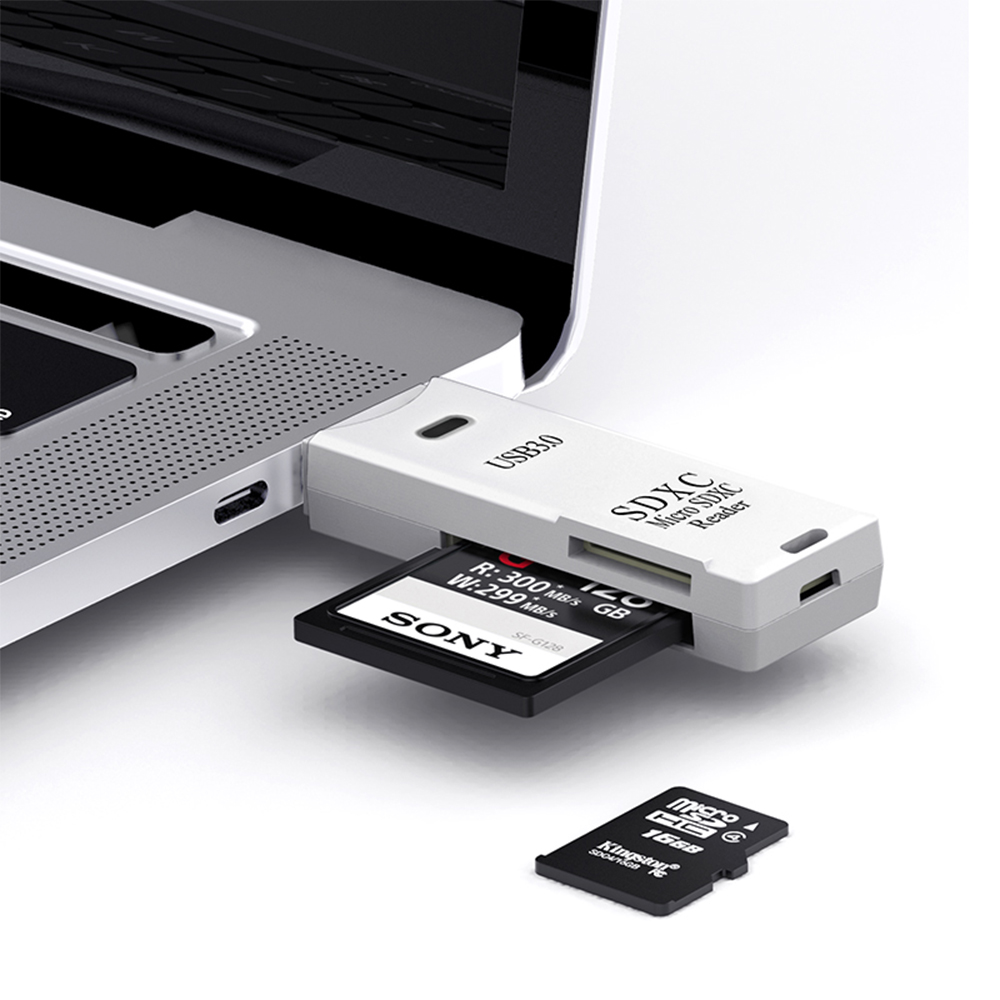 2-in-1 多機能 USB カードリーダーライター マイク - Laptop Accessories Usb のレビューと価格