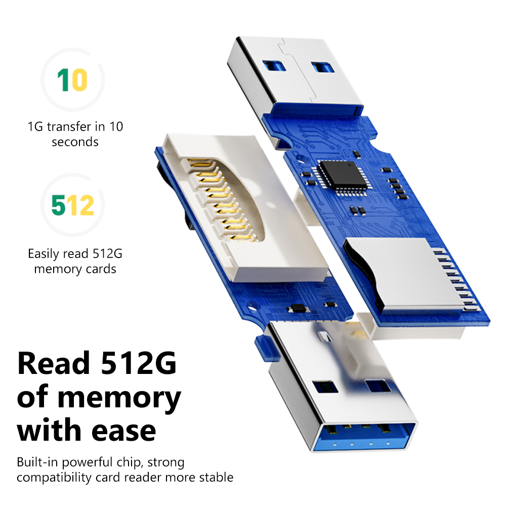2-in-1 多機能 USB カードリーダーライター マイク - Laptop Accessories Usb のレビューと価格