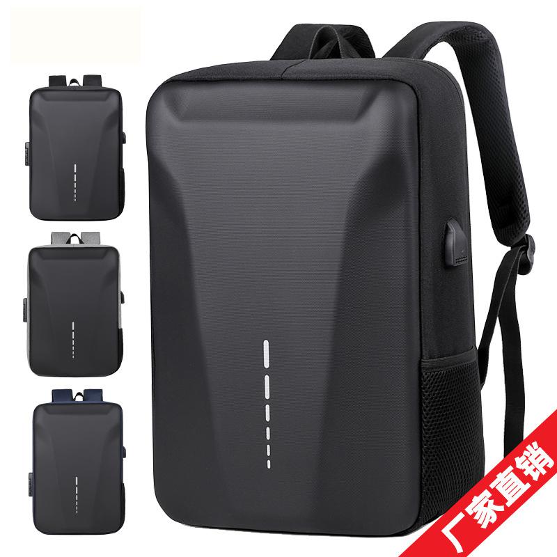 USB ビジネスハードシェルバックパックメンズカジュアルファ - Laptop Backpack Anti Theft のレビューと価格