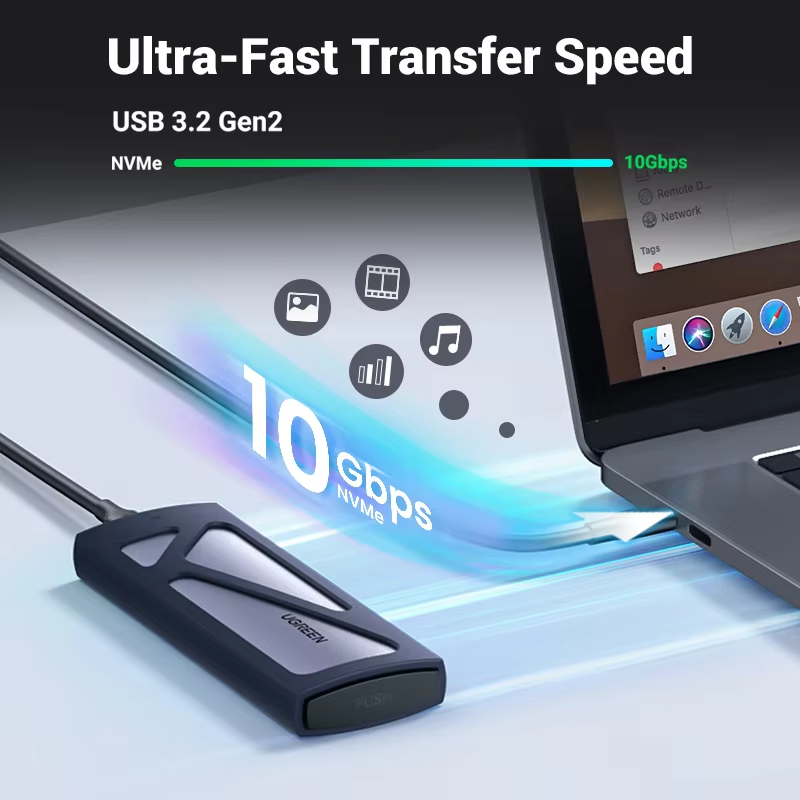 UGREEN M2 SSDケース M.2 NVMe PCIe - External Nvme Ssd のレビューと価格