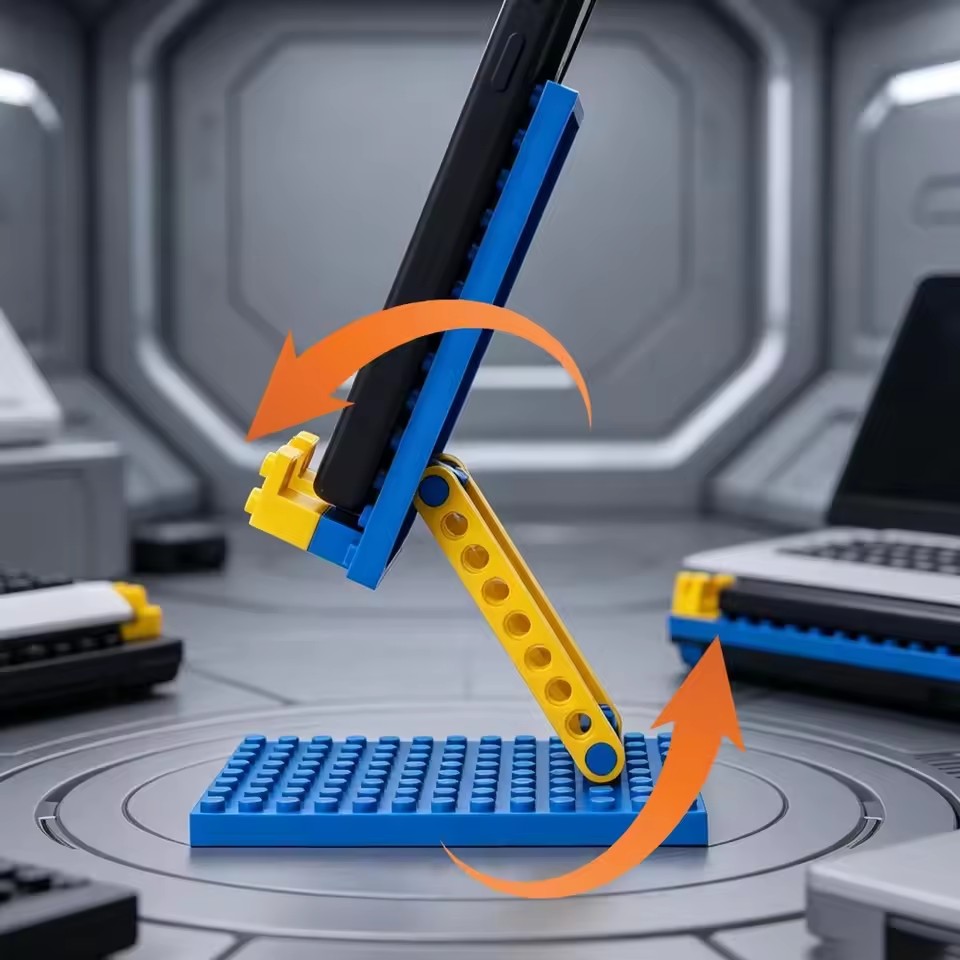 柔軟な折りたたみ式携帯電話ホルダー、創造的な折りたたみ式デス - Laptop Related Accessories のレビューと価格