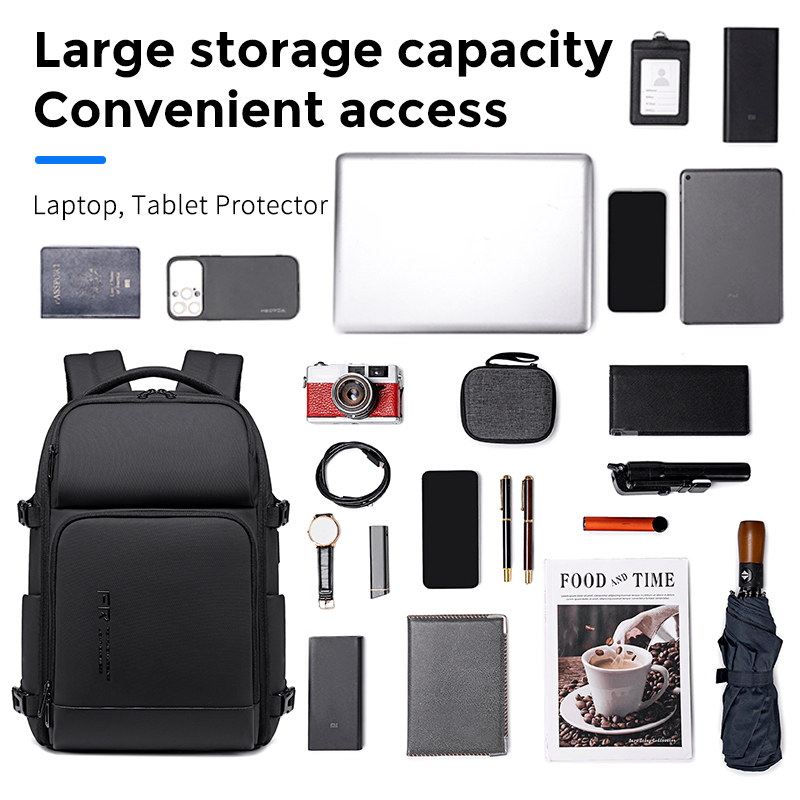 ENRUIEN 多層式メンズバックパック ビジネス旅行、ビジ - Laptop Backpack Anti Theft のレビューと価格